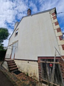 mur exterieur apres