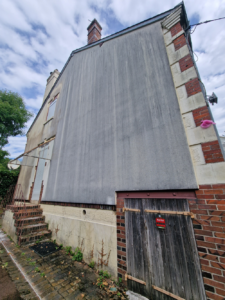 mur exterieur avant